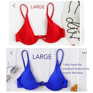 Underwire bikini tops!